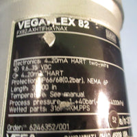 VEGA VEGAFLEX 82 Guided Wave Radar Level Sensor FX82.AXHTIFHXVNAX