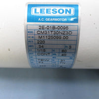 Leeson M1125099.00 2/5" Bore Gear Motor - Used