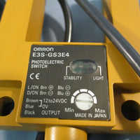 Omron E3SGS3E4 Photoelectric Switch, 12to24VDC, Sensor
