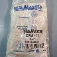 SEALMASTER CFM12T  Rod End Bearing 3/4" TEFLON LINING, FEMALE, 3/4 IN1 NIB