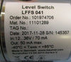 Baumer LFFS 041 Level Switch 11101289 12-36V/70mA In, 50mA Max Out, 101974706