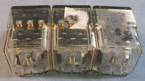 Potter & Brumfield KRPA14AN120 Relay (Lot of 2) And KRPA11AN120 Relay (1)