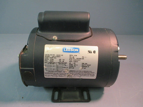 LEESON ELECTRIC MOTOR, AC 1/4HP 1725RPM 1PH 100361.00