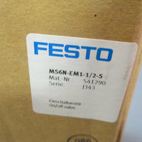 FESTO MS6NEM11/2S SHUT ON/OFF VALVE 541290