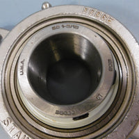 Dodge Flange Block Bearing: F2B-SCEZ-103-SH, 1-3/16" Dia Shaft, 2 Bolt