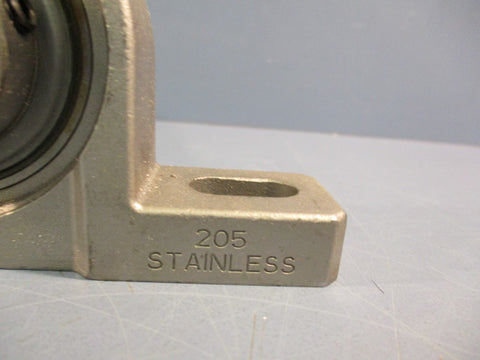 DODGE 2 BOLTPILLOW BLOCK BEARING P2BSCEZ100SH, SIZE: 1, STAINLESS STEEL