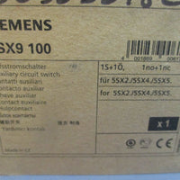 Siemens 5SX9 100 Auxiliary Circuit Switch NEW LOT OF FOUR