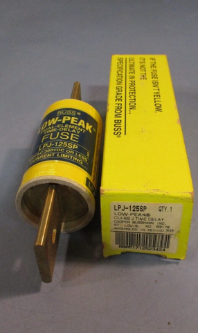 Bussmann Low Peak Class J Time Delay Fuse LPJ-125SP