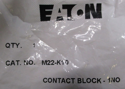 (Lot of 8) Eaton M22-K10 Contact Block, Push Button, 500VAC