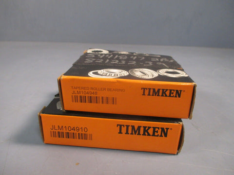 Timken Bearing Set Cone & Cup JLM104948 w/JLM104910