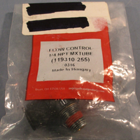 ARO Air Flow Control, 150 PSI, 1/4 NPT MX TUBE, DAMS FLOW CONTROL 119310255