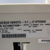 ABB DCS 500 Drive DCS501B0025512100000/DCS501B00255121P200