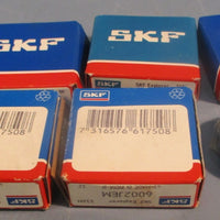 SKF 6002JEM Radial Deep Groove Ball Bearing 32mm OD 15mm ID 9mm W (Lot of 5)