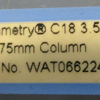 Waters WAT066224 Symmetry C18 3.5um HPLC Column 4.6 x 75mm