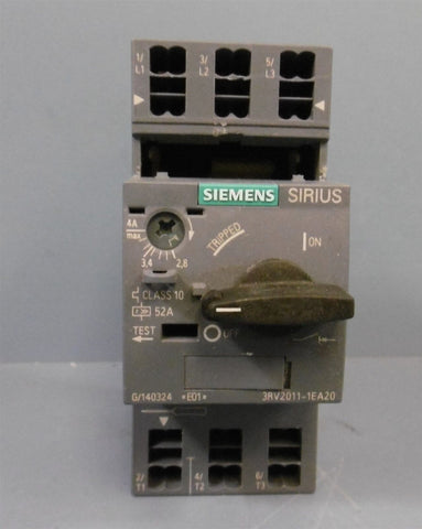 Siemens Circuit Breaker 3RV2011-1EA20 G/140324 *E01*