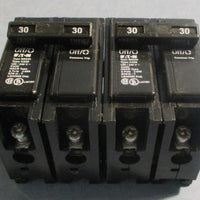 Eaton BR230 Circuit Breaker 2 Pole 30A 120/240VAC Type C230 (Lot of 2)