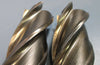 Lot of 2 Putnam 1-1/4" HS 4 Flute 3" LOC Lead 6.802 & 6.623 End Mills