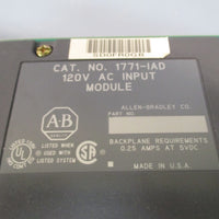 ALLEN BRADLEY INPUT MODULE SERIES A 1771-IAD