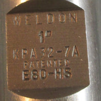 Weldon 1" KPA327A E80HS Professionally CNC Resharpened Roughing End Mill