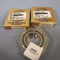 Lot of 2 NSK Super Precision Ball Bearings 7008CTRSUMP4Y
