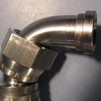 Continental Fortress Hydrauled Hose 3/4"  HY-12-12FJ90 SS Fittings Approx 24" L