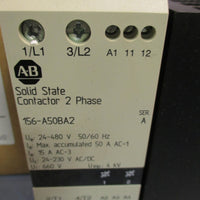 ALLENBRADLEY 156 SOILD STATE CONTACTOR 2 PHASE, 50A SER A 156A50BA2