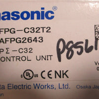 Panasonic FPG-C32T2 Control Unit (Transistor Output Type) AFPG2643 24V 0.5A