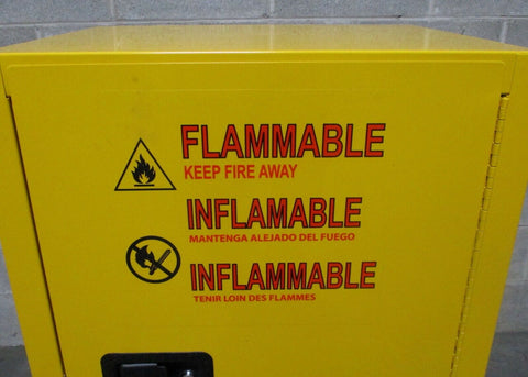 Condor 42X503A Flammable Liquid Safety Cabinet 12 Gallon Capacity 35" Tall