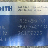 Voith H56.542110 Medium-Pressure Internal Gear Hydraulic Pump 2500RPM Max