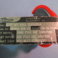 New CASHCO 4831 1/2” Npt 1000psi In 600psi Out Pressure Regulator