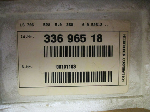 Heidenhain 33696518 Sealed Linear Encoder