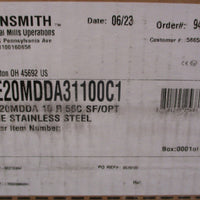 Winsmith E20MDDA31100C1 Angled Speed Reducer Stainless Steel 15:1