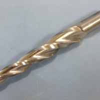 Weldon 3° Tapered End Mill: T38E3, 1/4"DIA, 1/2"SHK, 31/2"LOC, HSS, 3FL, USA
