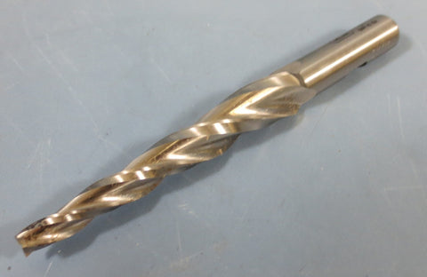 Weldon 3° Tapered End Mill: T38E3, 1/4"DIA, 1/2"SHK, 31/2"LOC, HSS, 3FL, USA