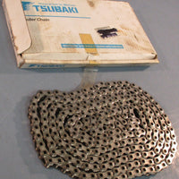 Tsubaki RS50NP2 RP AntiCorrosive Double Roller Chain Nickel Plated 10' Long