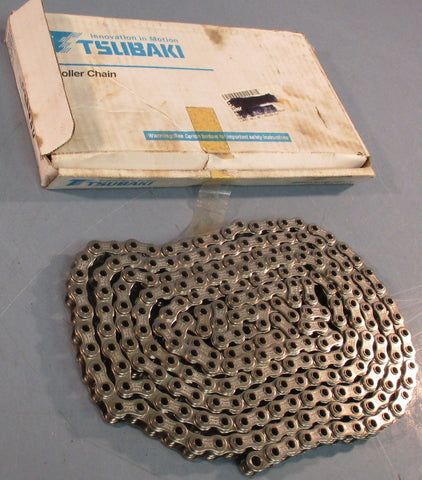 Tsubaki RS50NP2 RP AntiCorrosive Double Roller Chain Nickel Plated 10' Long