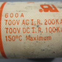 Gould Ferraz Shawmut Amp-Trap A70QS600-4K Semiconductor Fuse 600A 700V