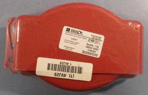 Brady 64057 Adjustable Gate Valve Lockout Polypropylene Material Lot of 4