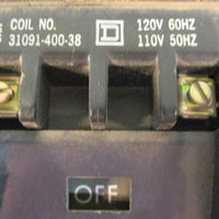 Square D 8810 SEO 12 Form S Series A NEMA Size 3 Motor Starter 120V Coil