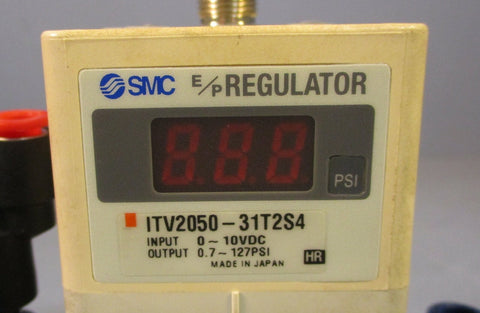 SMC ITV205031T2S4 E/P Regulator Pneumatic 0.7127 PSI Used