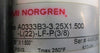 Norgren A0333B3-3.25X1.5000 Pneumatic Cylinder 3-1/4" Bore 1-1/2" Stroke
