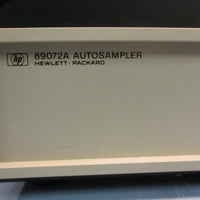 Hewlett Packard 89072A Autosampler Model SHLR, 117V, 0.70 Amps 50/60Hz