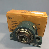 Rexnord ZAS2111 Pillow Block Roller Bearing Unit Two-Bolt Base 1-11/16"