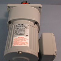 Brother G3K22N120MF1AEN 120:1 Ratio Gear Motor 1/8Hp IP44 50/60Hz 3 Phase