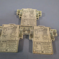 Lot of (3) Moeller Klockner Auxiliary Contact NHi 20