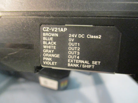 Keyence CZV21AP/CZH35S Sensor Amplifier/Fiber Optic Reflective Sensor Lot of 3