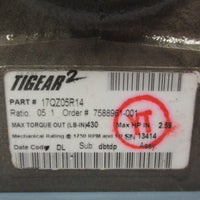 Dodge GEAR-2 E-Z Kleen Reducer 17QZ05R14 5:1 Ratio, C-Face, 1750RPM, Solid Shaft