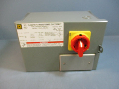 Square D 9070MN500G0D1 Transformer Disconnect 230/460V .5 kVA 50/60Hz