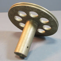 Unknown 0.185" Max V-Belt Pulley 6.25" Dia. 0.59" Bore ID & 1.12" Ext. ID Used