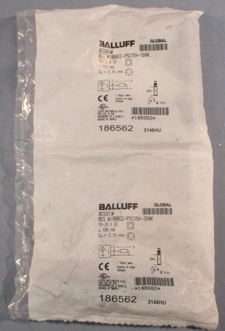 Balluff BCS00LM Proximity Sensor BCS M18BBG2-PSC15H-S04K 10-30VDC (Lot of 2)